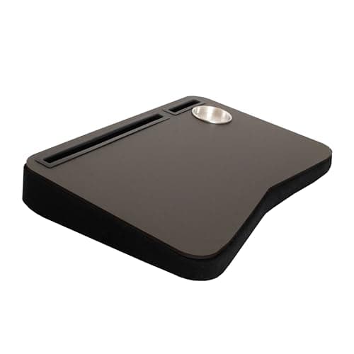 Mesa De Colo Para Laptop Com Suporte Para Celular Tablet e Copo. Base Em Espuma. - miniatura 7