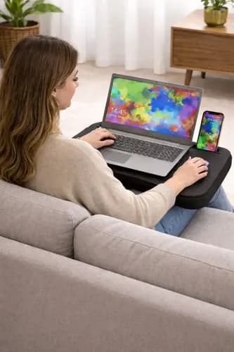 Suporte Para Notebook, Tablet E Celular. Base Em Espuma. - miniatura 2