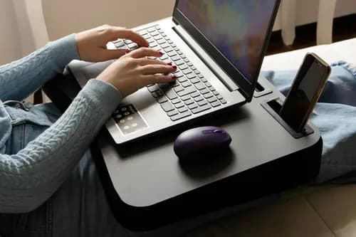 Suporte Para Notebook, Tablet E Celular. Base Em Espuma. - miniatura 6
