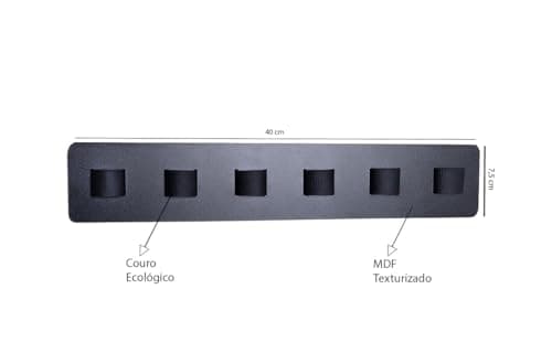 Suporte para Óculos com Presilhas em Couro: Elegância e Organização em um Único Produto! Use-o em qualquer ambiente como hall de entrada, quarto, home office. - miniatura 7