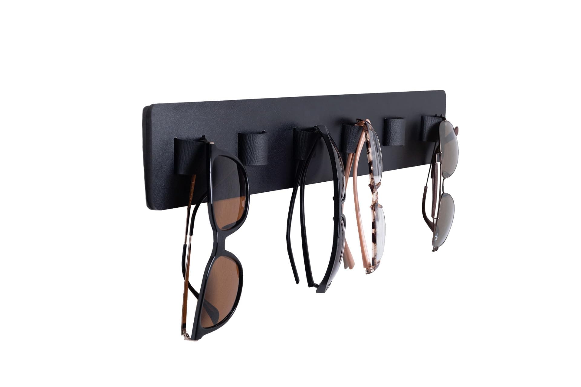 Suporte para Óculos com Presilhas em Couro: Elegância e Organização em um Único Produto! Use-o em qualquer ambiente como hall de entrada, quarto, home office. - miniatura 8