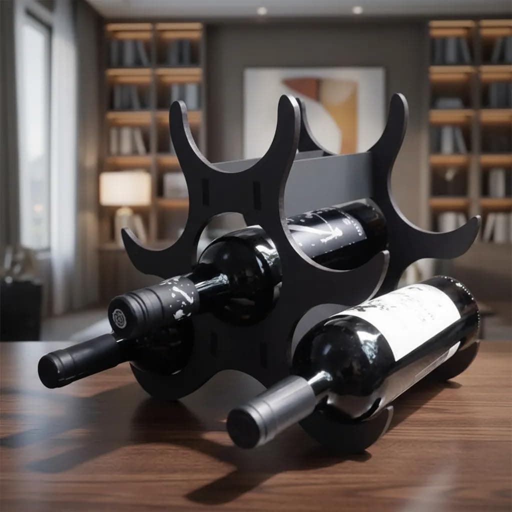 Adega para Vinhos 6 Garrafas de Mesa. Organização e Decoração. - Ambientes IGLIZ