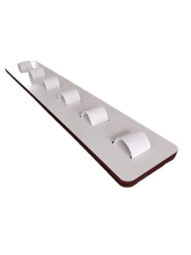 Suporte para Óculos Parede com Presilhas em Couro: Elegância e Organização em um Único Produto! - miniatura 4