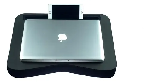 Suporte Para Notebook E Celular. Mesa De Colo Base Em Espuma - miniatura 6