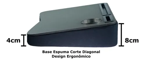 Mesa Portatil Notebook Suporte Cama Sofa Estudo. Base Espuma - miniatura 5