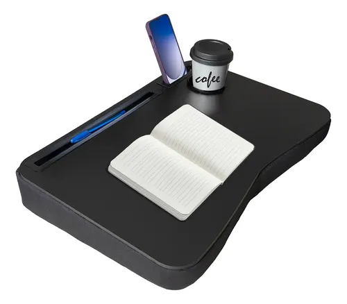 Mesa Portatil Notebook Suporte Cama Sofa Estudo. Base Espuma - miniatura 7