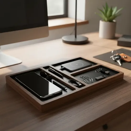 Suporte Para Celular Mesa Com Organizador. Casa Escritorio. - miniatura 6