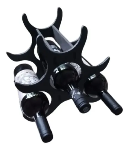 Adega Para Vinhos 6 Garrafas. Suporte Para Bancada Ou Mesa Adega Para Vinhos 6 Garrafas. Suporte Para Bancada Ou Mesa - Ambientes IGLIZ