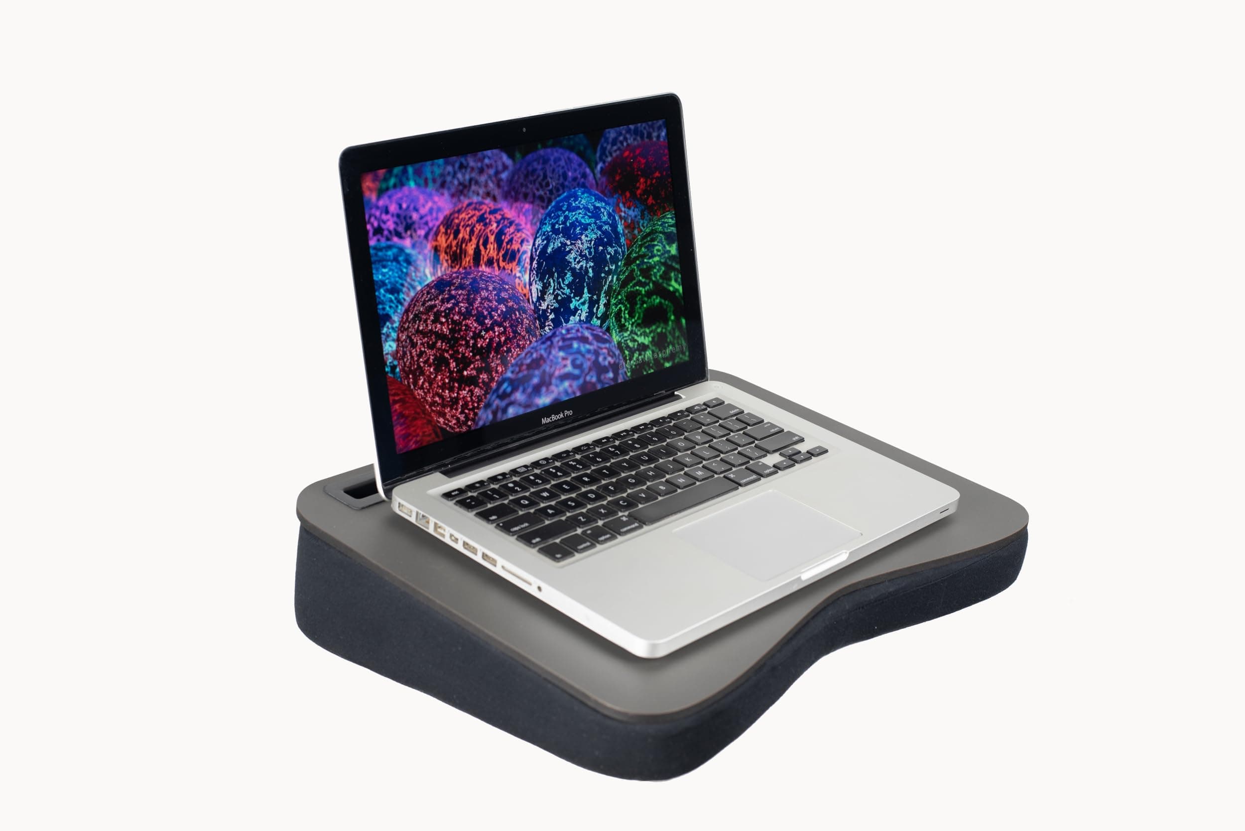 Suporte para Notebook Mesa de Colo Base em Almofada de Espuma com Slot para Celular Tablet e Objetos Suporte para Notebook Mesa de Colo Base em Almofada de Espuma com Slot para Celular Tablet e Objetos - Mesa de Colo IGLIZ