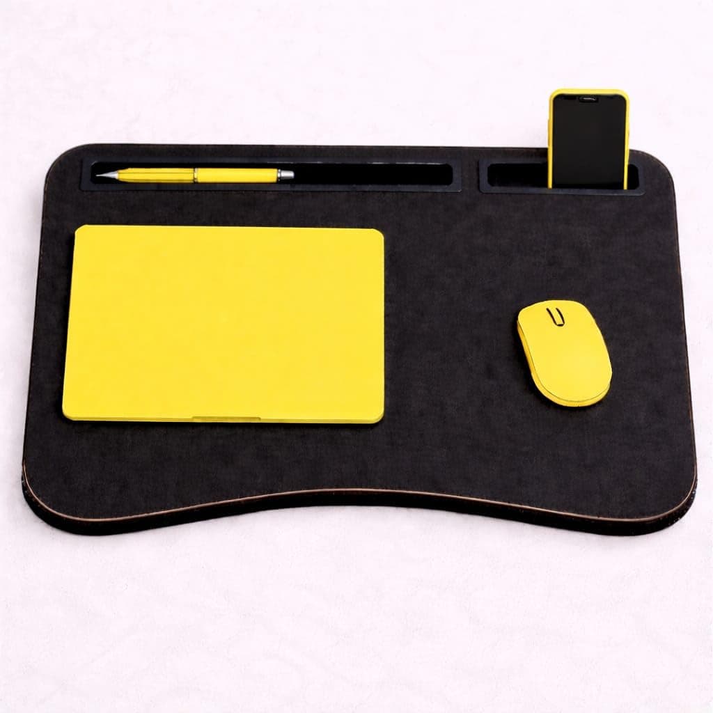 Mesa de Colo Suporte para Notebook Base em Espuma Corte Diagonal Canaleta para Celular e Tablet Mesa de Colo Suporte para Notebook Base em Espuma Corte Diagonal Canaleta para Celular e Tablet - Mesa de Colo IGLIZ