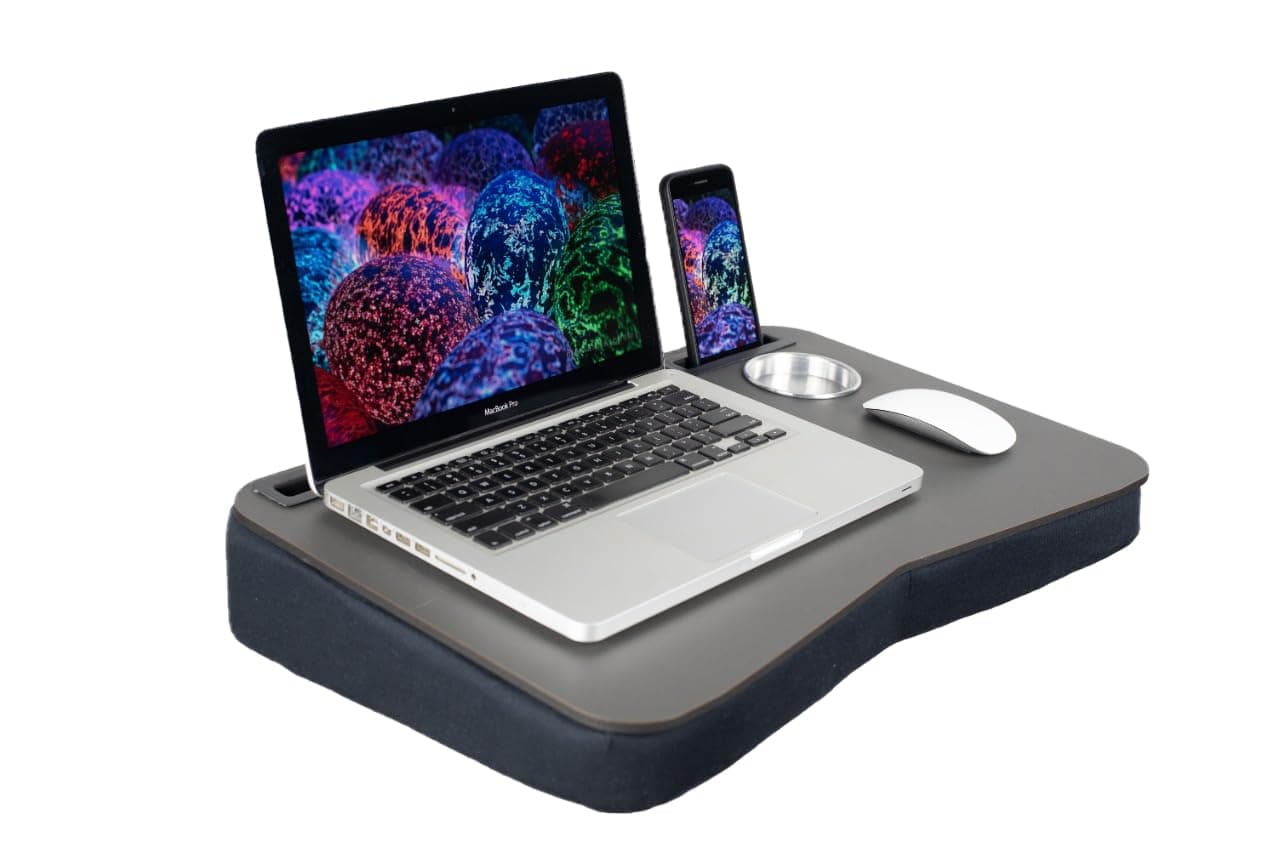 Generic Mesa De Colo Para Notebook com Porta Copos embutido. Base em Espuma Generic Mesa De Colo Para Notebook com Porta Copos embutido. Base em Espuma - Mesa de Colo IGLIZ